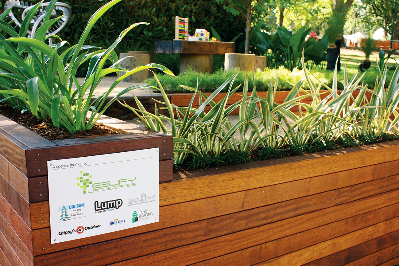 Student Design - Lump Water Feature - Melbourne Flower and Garden Show