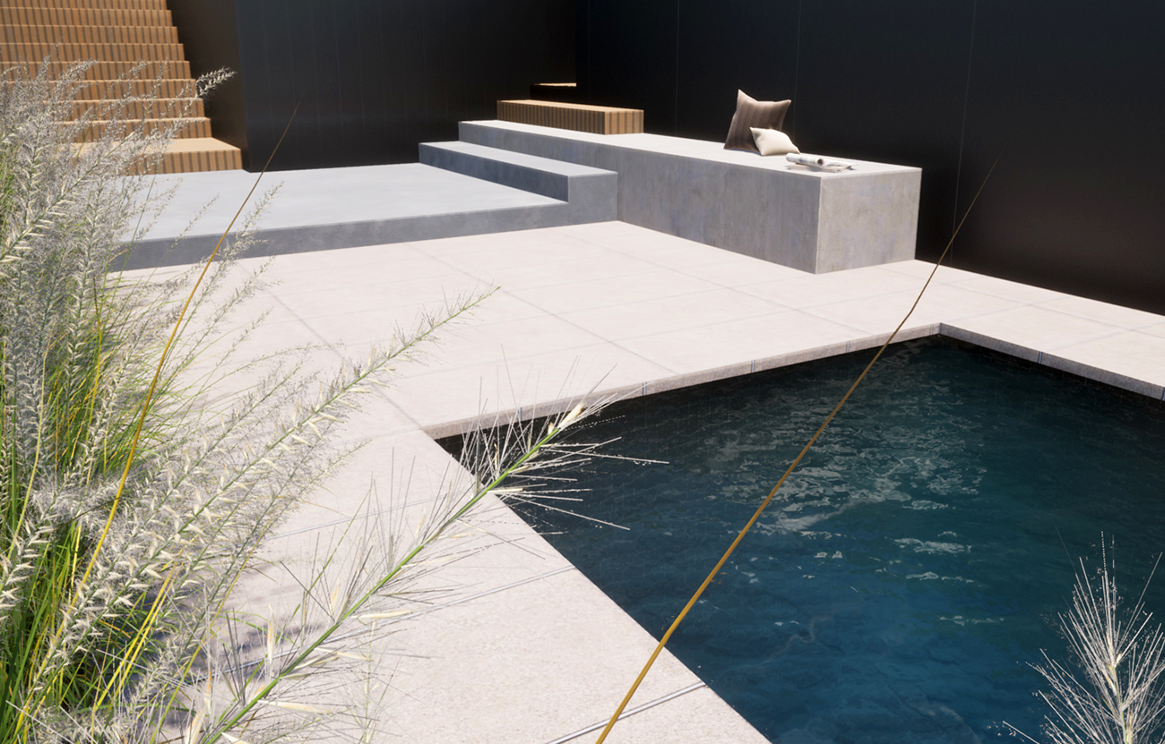 Contemporary Concrete Swimming Pool