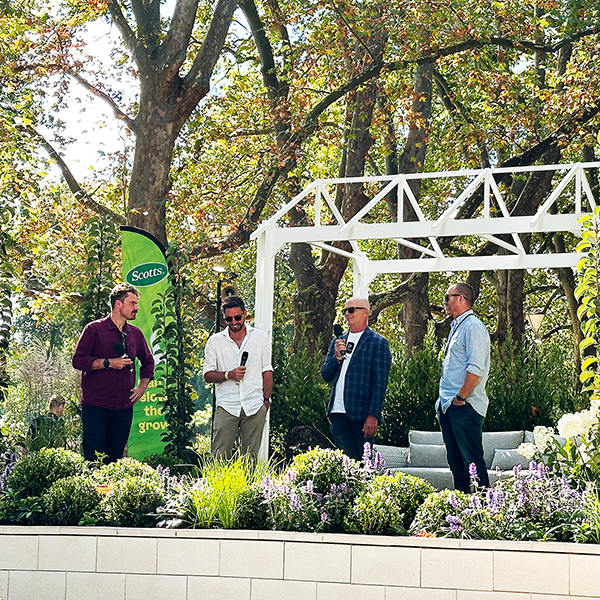 Sam Collie at the Melbourne Flower Show