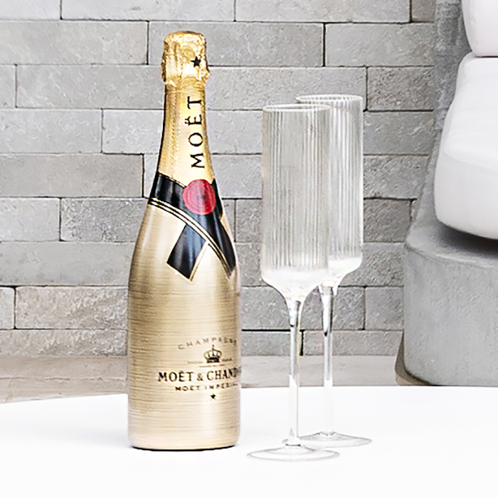 Gold Moet in Boutique Garden by Esjay Landscapes + Pools